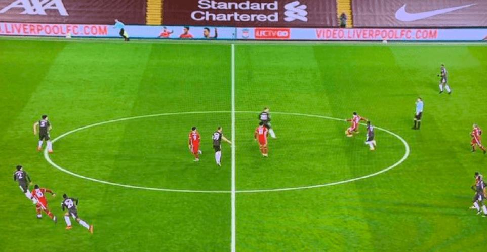 Liverpool fans complain at timing of half-time whistle in Man Utd draw