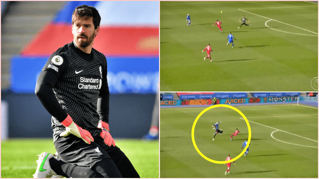 Calamitous Alisson error sees Liverpool collapse at Leicester