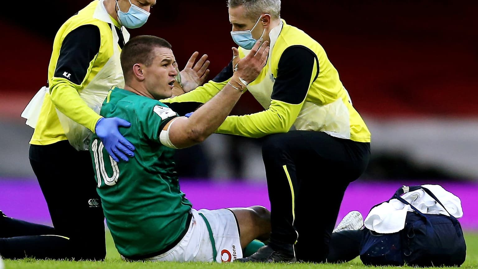 Wayne Barnes under scrutiny for two late calls that went against Ireland