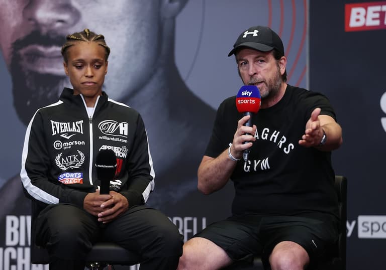 Natasha Jonas’ trainer calls for ‘fair judging and commentary’ against ‘media darling’ Katie Taylor Natasha Jonas’ trainer calls for ‘fair judging and commentary’ against ‘media darling’ Katie Taylor