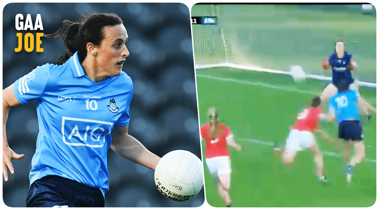 The in-form ladies footballer in the country lights it up with another stone-cold stunner