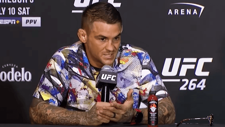 Dustin Poirier calls for post-fight video to be shared of McGregor “murder” gesture Dustin Poirier calls for post-fight video to be shared of McGregor “murder” gesture