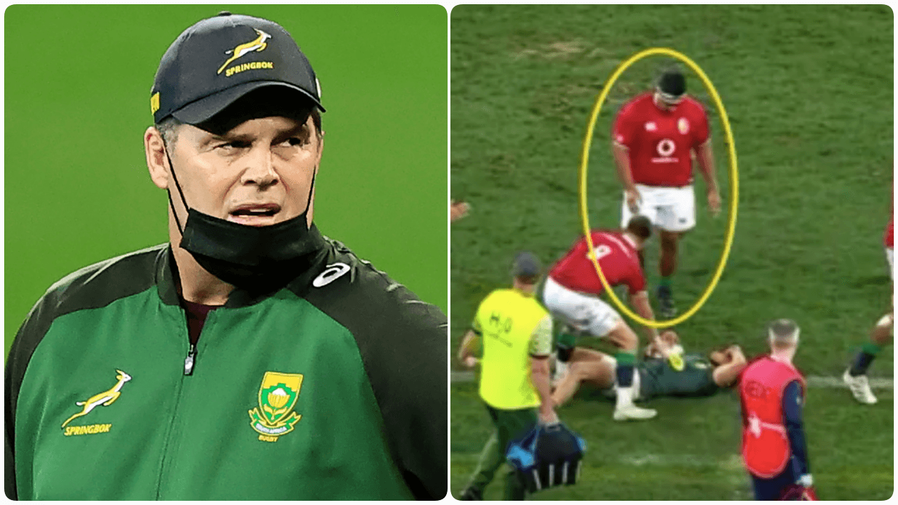 Rassie Erasmus calls out Mako Vunipola for ‘reckless and dangerous’ moment
