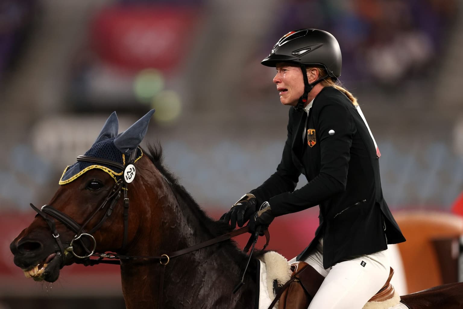 German pentathlon coach thrown out of Tokyo Games for ‘punching a horse’