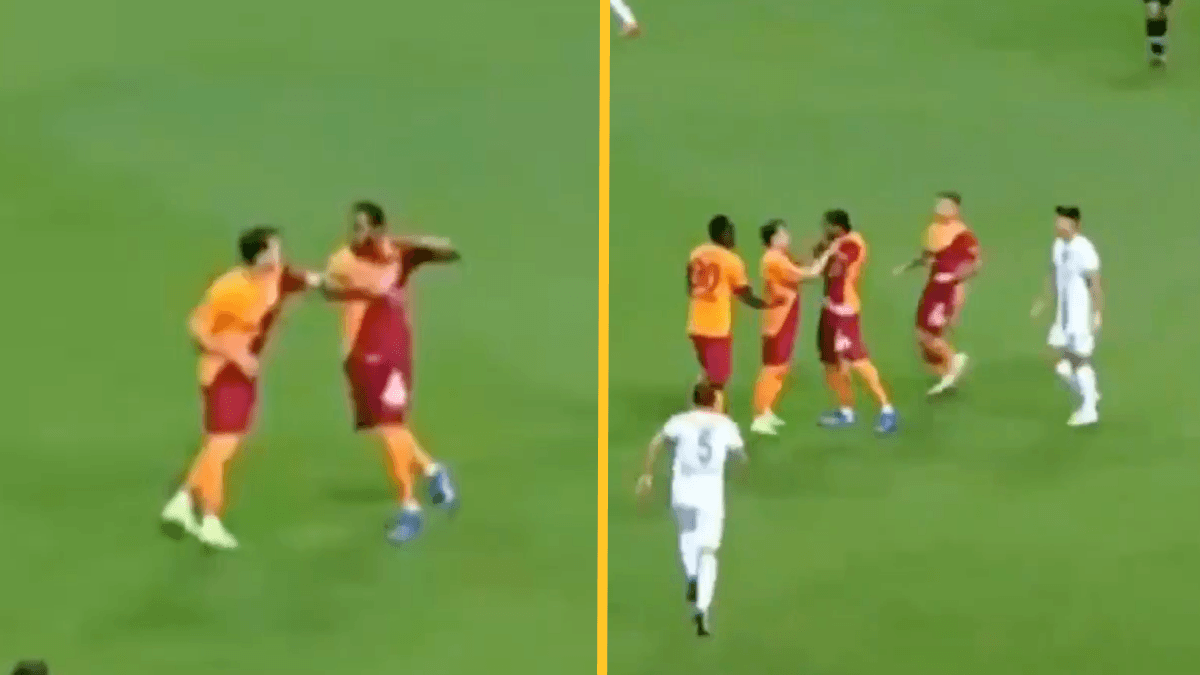 Galatasaray player goes full Lee Bowyer…never go full Lee Bowyer