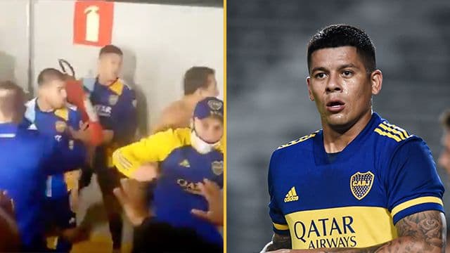 Marcos Rojo given lengthy ban for his part in Boca Juniors’ tunnel brawl