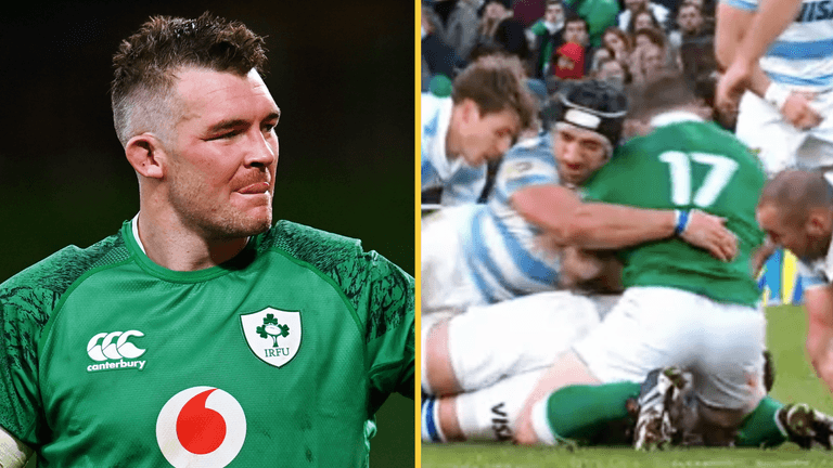 Peter O’Mahony gave Tomas Lavinini a right earful after red card tackle Peter O’Mahony gave Tomas Lavinini a right earful after red card tackle