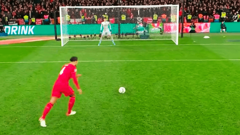 Virgil van Dijk had the best reaction to Kepa’s shoot-out antics