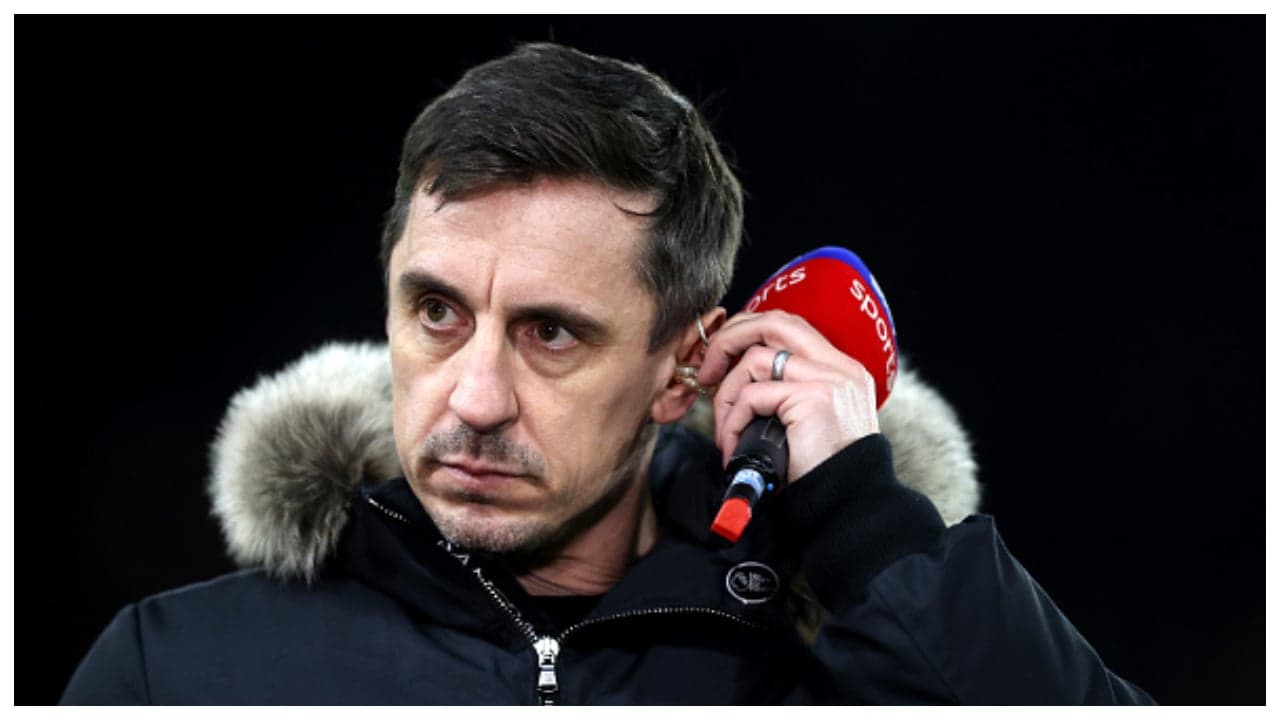 Gary Neville copped it from Liverpool fans after getting a tad carried away