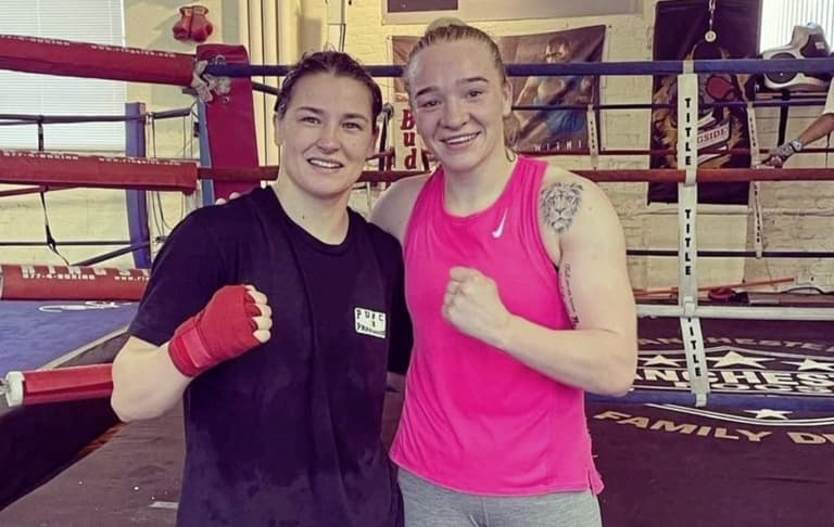 Katie Taylor believes that her Irish sparring partner will be “the future of women’s boxing” Katie Taylor believes that her Irish sparring partner will be “the future of women’s boxing”