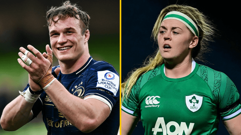 Josh van der Flier and Sam Monaghan win big at Irish rugby awards