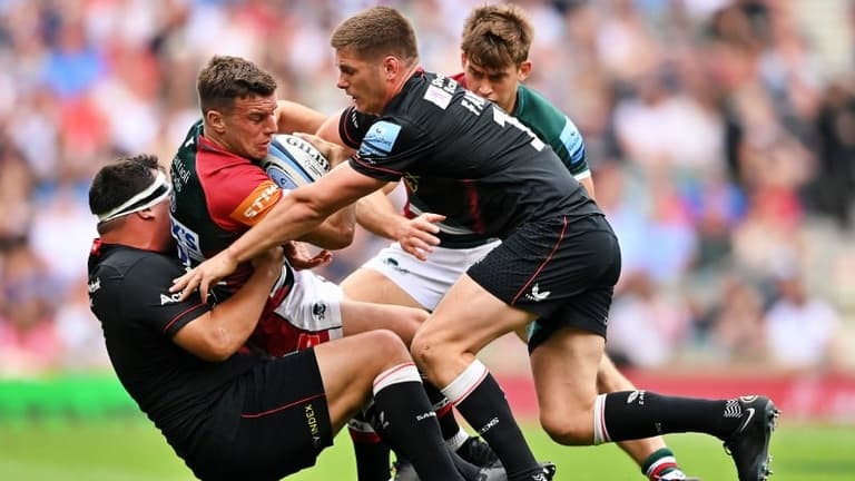 Leicester Tigers left fuming with Wayne Barnes after dangerous Saracens tackle Leicester Tigers left fuming with Wayne Barnes after dangerous Saracens tackle