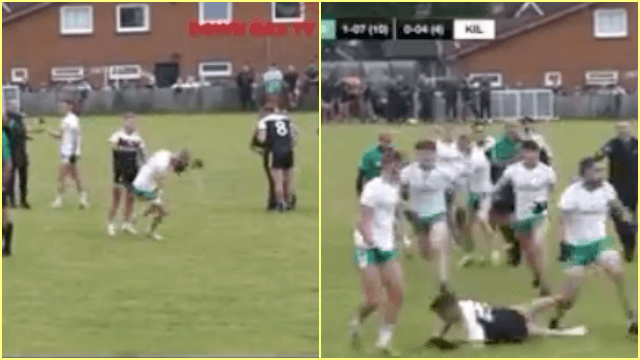 “This game is going to get abandoned” – Mass brawl between Kilcoo and Burren results in six red cards