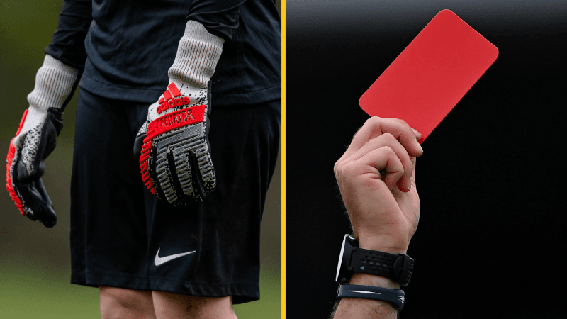Goalkeeper sent off for urinating in a hedge during FA Cup qualifying match