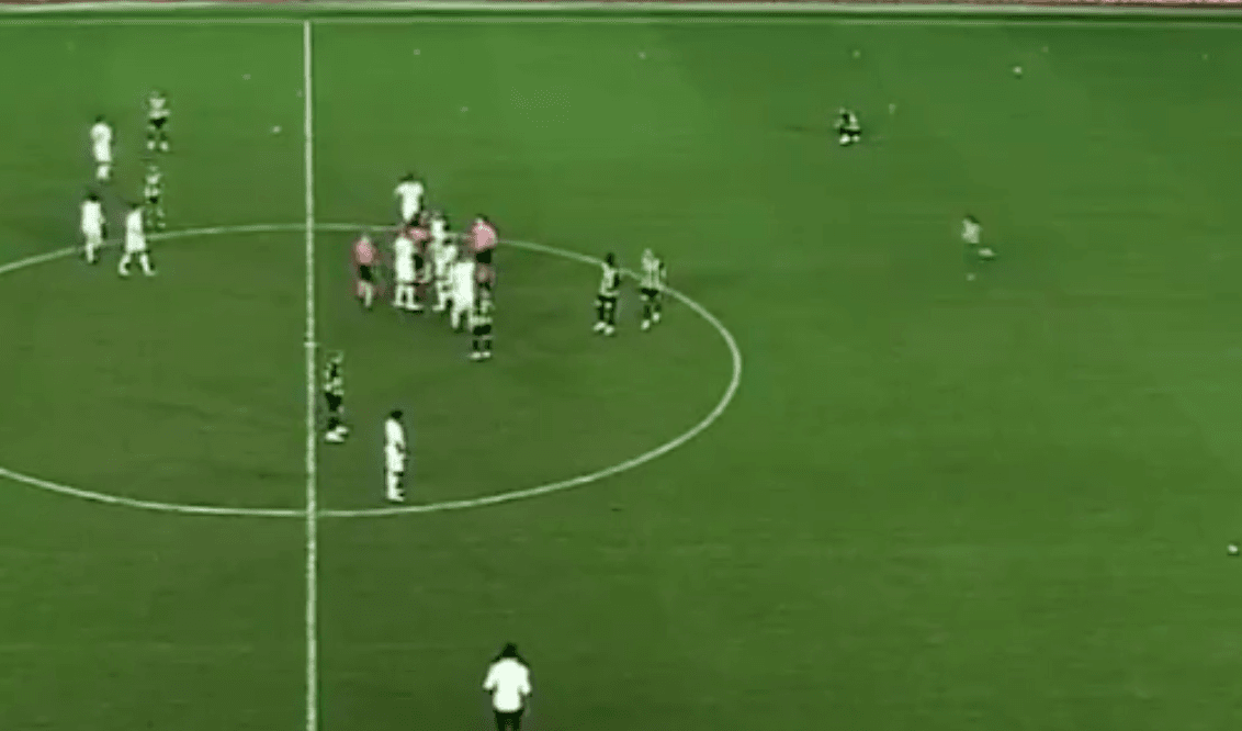 Furious Besiktas fan storms the pitch and drop kicks player