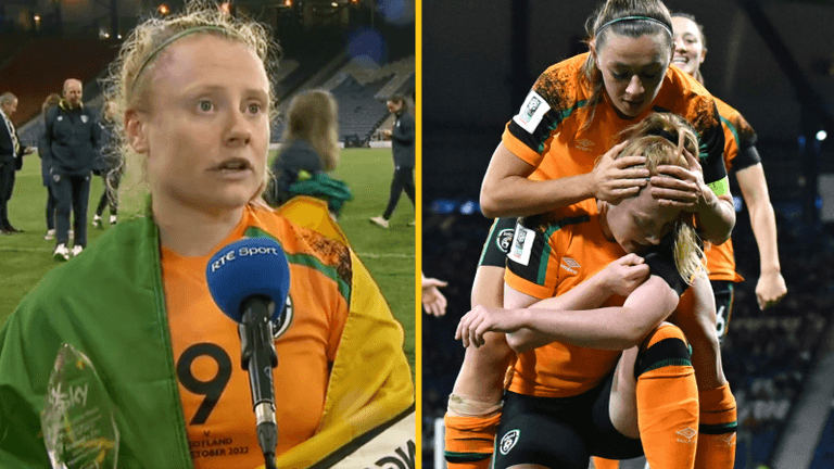 Amber Barrett reveals incredible, personal Creeslough connection after World Cup heroics Amber Barrett reveals incredible, personal Creeslough connection after World Cup heroics