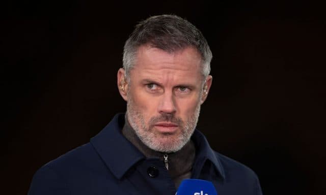 Jamie Carragher couldn’t resist making another jibe at Virgil van Dijk