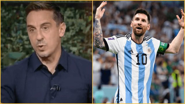 Lionel Messi makes Gary Neville eat his words after “silk pyjamas” comment