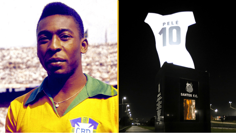 Pelé buried on ninth floor of cemetery so he can see football pitch Pelé buried on ninth floor of cemetery so he can see football pitch