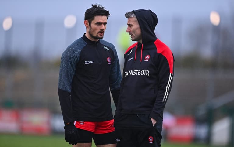 Rory Gallagher reveals the two things that he demands from his Derry players Rory Gallagher reveals the two things that he demands from his Derry players