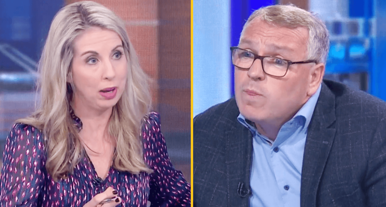 Caitriona Perry grills Declan McBennett over GAAGO deal on RTÉ news