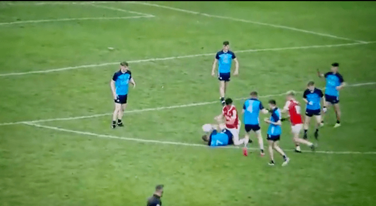 Bizarre refereeing decision during Cork vs Dublin minor semi final goes viral
