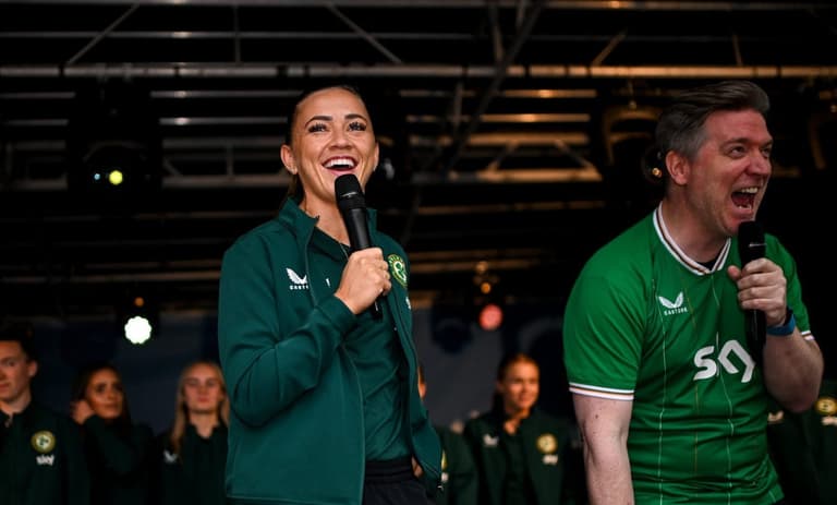 Katie McCabe cracks Marcus Rashford joke at Ireland’s homecoming bash Katie McCabe cracks Marcus Rashford joke at Ireland’s homecoming bash