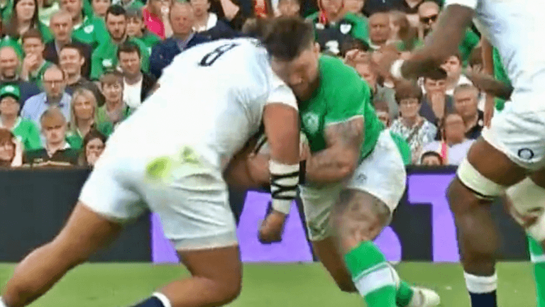 Billy Vunipola’s World Cup hopes in doubt after red card shot on Andrew Porter Billy Vunipola’s World Cup hopes in doubt after red card shot on Andrew Porter