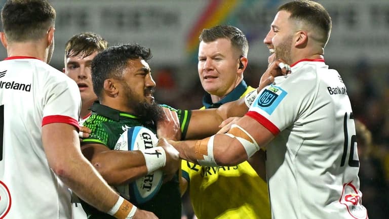 “It was getting edgy” – Bundee Aki and Stuart McCloskey get into it as Ulster beat Connacht “It was getting edgy” – Bundee Aki and Stuart McCloskey get into it as Ulster beat Connacht