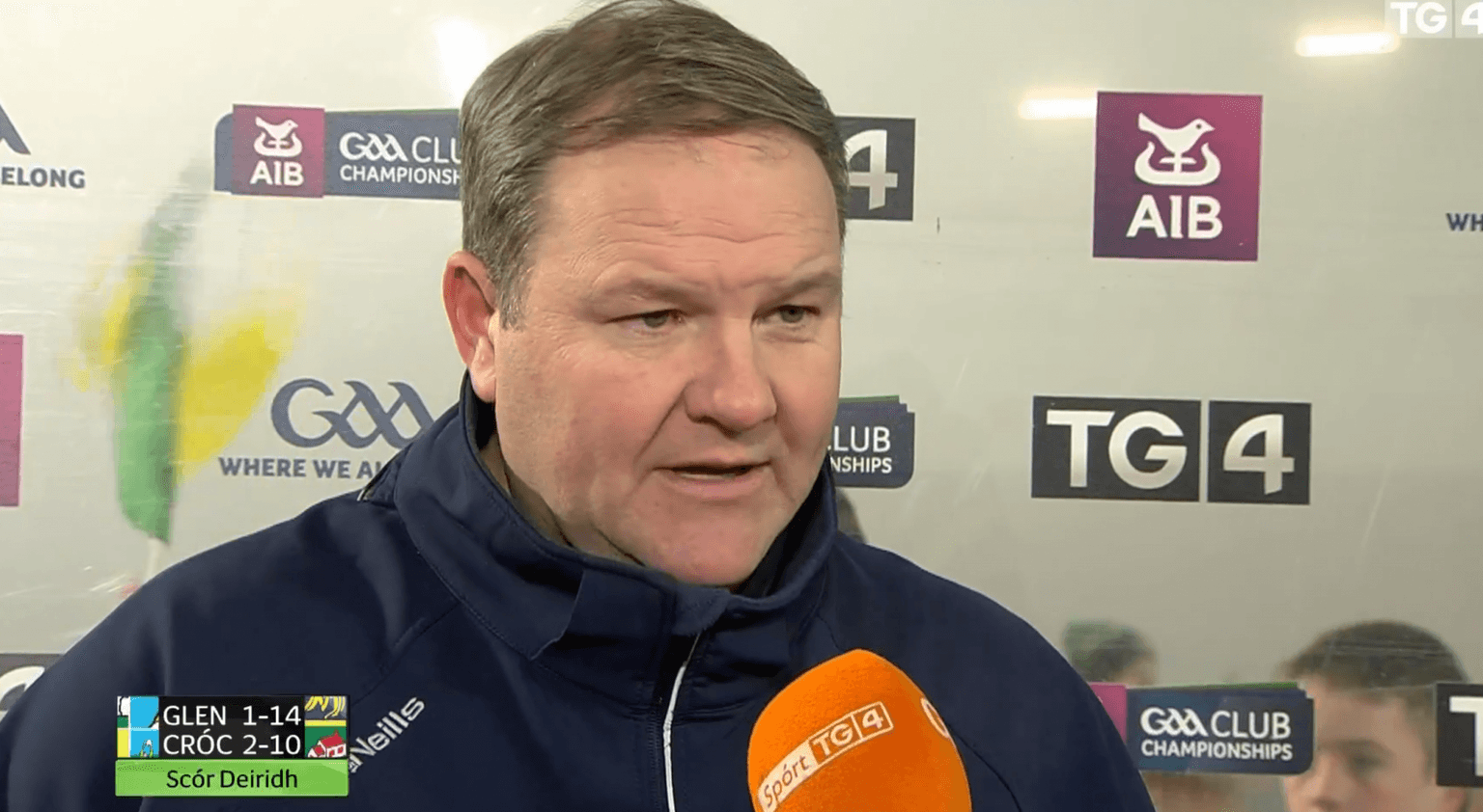Robbie Brennan gives sporting interview after Kilmacud Crokes’ defeat to Glen