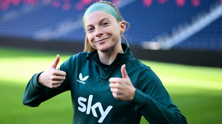 Hayley Nolan eager for more glory days in green after impressive English football feat Hayley Nolan eager for more glory days in green after impressive English football feat