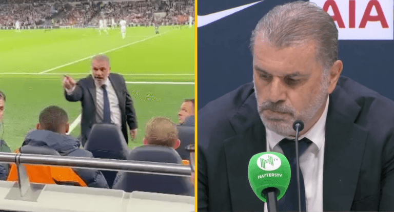 Ange Postecoglou hits out at Spurs fans after touch-line row Ange Postecoglou hits out at Spurs fans after touch-line row