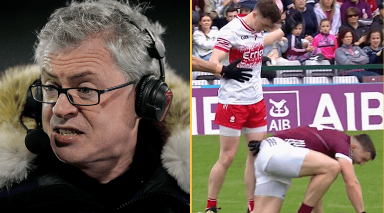 Joe Brolly ‘ashamed to be a Derryman’ after Gareth McKinless stamp Joe Brolly ‘ashamed to be a Derryman’ after Gareth McKinless stamp