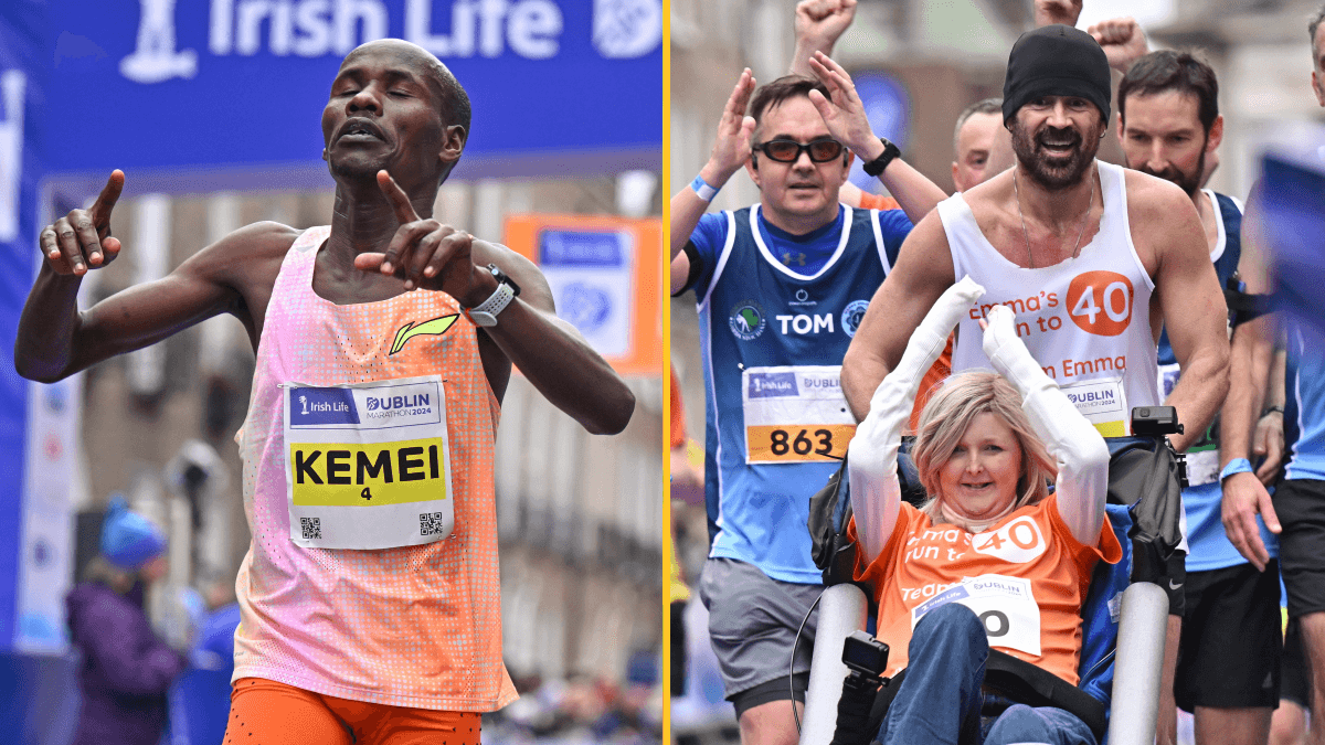 Kenya’s Kemei wins Dublin Marathon as Colin Farrell clocks impressive time