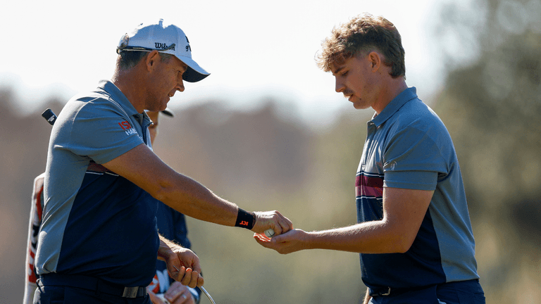 Padraig Harrington and son close in on Tiger and Charlie Woods at PNC Championship Padraig Harrington and son close in on Tiger and Charlie Woods at PNC Championship