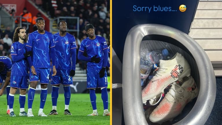 Chelsea player dumped his boots in the bin after error against Tottenham Chelsea player dumped his boots in the bin after error against Tottenham