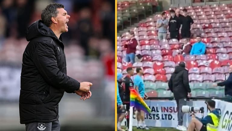 Drogheda boss slams ‘idiot’ fan after touchline clash Drogheda boss slams ‘idiot’ fan after touchline clash