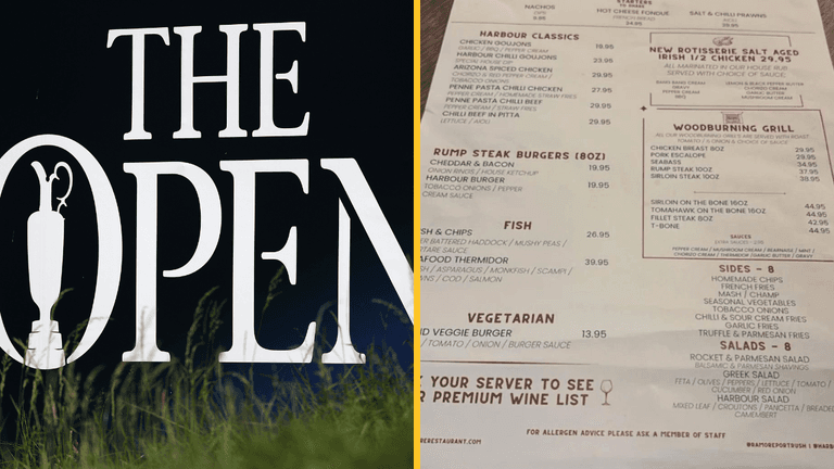 Portrush restaurant to change tack after backlash to severe Open price hike Portrush restaurant to change tack after backlash to severe Open price hike