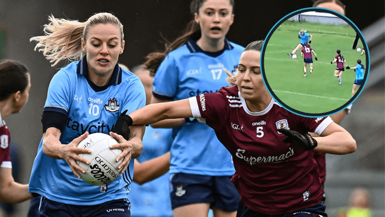 Dublin star scores back heel stunner to help her team to All-Ireland final Dublin star scores back heel stunner to help her team to All-Ireland final