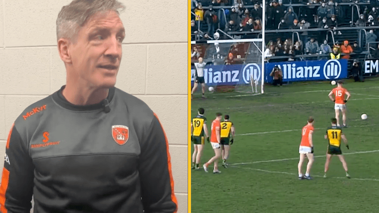 McGeeney hilariously slags off star man after huge penalty miss