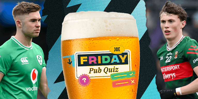 The SportsJOE Friday Pub Quiz: Week 130 The SportsJOE Friday Pub Quiz: Week 130