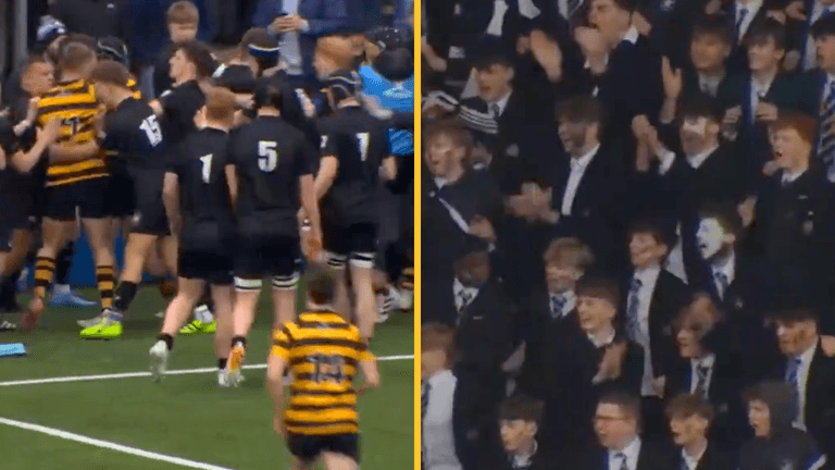 Huge brawl mars rugby schools cup final in Belfast
