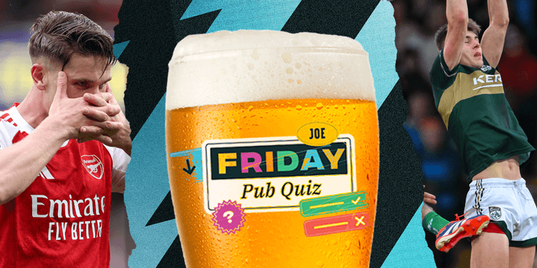 The SportsJOE Friday Pub Quiz: Week 139 The SportsJOE Friday Pub Quiz: Week 139