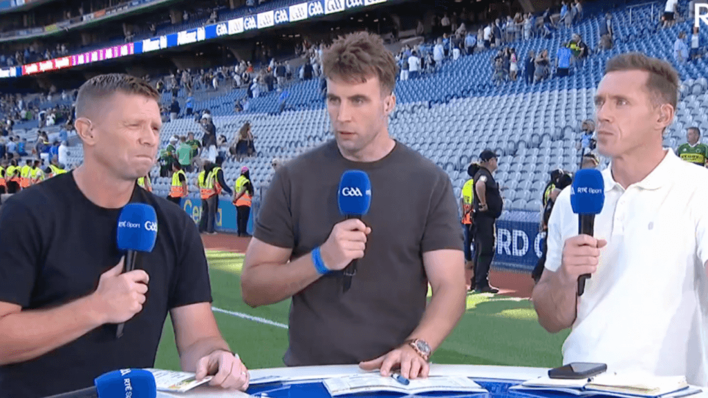 Dubs great slams umpires in argument with Kerry legend after controversial goals