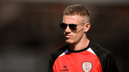 James McClean seen at Derry training amid contract termination claims