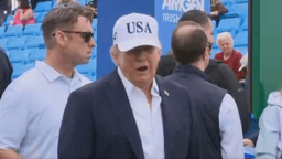 Donald Trump addresses Ireland reunification comments at Irish Open