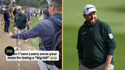 Shane Lowry seen calling out fans for ‘childish’ behaviour at BMW