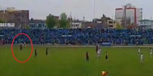 VIDEO: Footballer in serious condition in hospital after lightning strike during match VIDEO: Footballer in serious condition in hospital after lightning strike during match