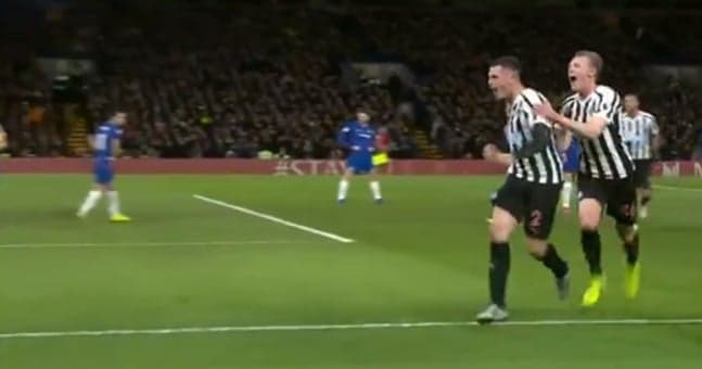 Watch: Ciaran Clark scores brilliant equaliser at Stamford Bridge Watch: Ciaran Clark scores brilliant equaliser at Stamford Bridge