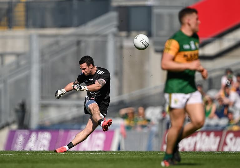 Niall Morgan explains Tyrone’s kick out plans and why going long was a key part of their plan Niall Morgan explains Tyrone’s kick out plans and why going long was a key part of their plan